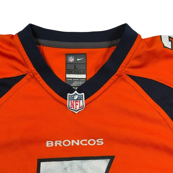 Nike Denver Broncos Russell Wilson Jersey Youth Large Orange NFL #3 Football - Picture 9 of 11